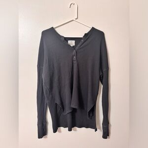 American Eagle/Aerie Offline Waffle Henley T-Shirt